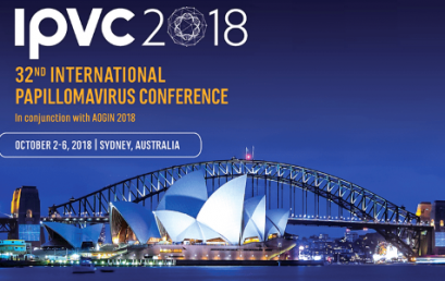 The International Papillomavirus Conference, Sydney International Convention Centre, Oct 2-6th 2018